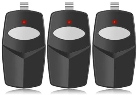 LOLPALONE 3 pezzi di ricambio per lineare multicodice garage cancello apriporta, 3089, 308911, MCS308911, 10 dip switch in plastica nera, 300 MHz