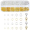 600 Stück Biegeringe Edelstahl, Schmuck Reparaturset, Schmuck Zubehör, Schmuckherstellung Zubehör, 4-8 mm Silber Spaltringe Schmuckherstellung