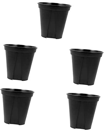 MERRYHAPY 5 Pièces Pot de Fleurs en Plastique Vert aneth plantoir Jardinage Jardiniere Plastique décor à la Maison Vert Plantes d'intérieur Porte-Fleurs d'intérieur Porte-Fleurs délicats