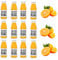PRESSUICE Fresh Sun Kissed Orange Juice - 12 bottles pack x 250 ml Fruit Juices NFC Not from Concentrate - Pressed Orange Semi Sweet Drink - No added Sugar - Natural Sugar Free Press