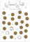Adventskalender mit 24 Feldern zum Freirubbeln I Warme Worte | DIY Adventskalender | Achtsamkeit und Freude | DIN A4