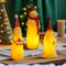ACAREY Weihnachtsdeko Led Kerzen, Weihnachtskerzen Weihnachtsmann LED Kerzen Elektrische Led Candle Weihnachtsmann Beleuchtung LED Weihnachtsbeleuchtung Für Weihnachtsdeko Innen Tisch (Bunt)
