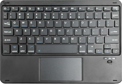 Blackview K1 Bluetooth Keyboard with Touchpad, Universal Wireless Keyboard for Tablets, Slim and Ergonomic Design, Compatible with iOS, Android, Windows and Tab 70wifi/60wifi/90wifi/60Pro/Mega 2