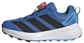 adidas Unisex Kinder Terrex Agravic BOA Trail Running Shoes Kids, semi Impact orange/ray Blue/core Black, 32 EU