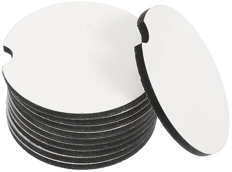 HAPINARY 20piezas Posavasos De Sublimación Auto Tapetes De Sublimación Ligeros y Compactos