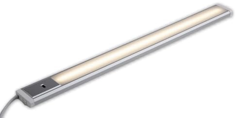 LICHT DISCOUNT LED Küchen Unterbauleuchte Lichtleiste Dimmbar warmweiß 850lm flach 90cm 12W Küchenbeleuchtung mit Sensor Unterschrankleuchte
