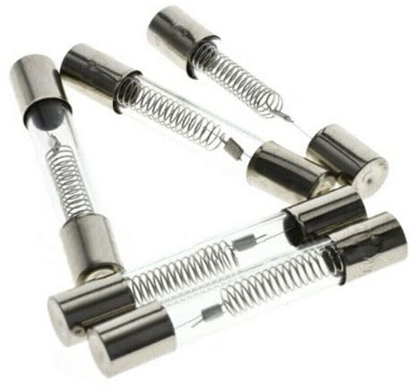 Paquete de 5 fusibles de alto voltaje para microondas 5KV 6x40mm (800mA (0.8A) DE91-70060A, DE91-70054A, DE91-70060C, DE91-70061B, EAF36358312