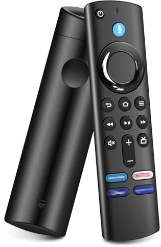 Mando a distancia de voz de 3 generación, Smart TV Mando a distancia de Reemplazo con Función de voz, Adecuado para A-MZ TV St1-CK Smart TV 2 Gen & 3 Gen & 4K & Lite