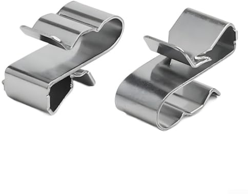 150 morsetti per cavi in acciaio inox per cablaggio di rimorchi e pannelli solari, 304, forma ondulata, morsetti di fissaggio Ø 6,0-6,5 mm, per barca, camper, moto, fotovoltaico, gestione dei fili