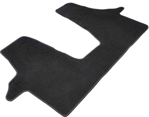 Walser Comfort Auto Teppiche für VW T5 04/2003-08/2015, VW T6 04/2015-Heute, 3-Sitzer, 100% passgenaue Auto Fußmatten Made in Europe, Fußmatte Auto, Autoteppich Auto, Fussmatten Auto