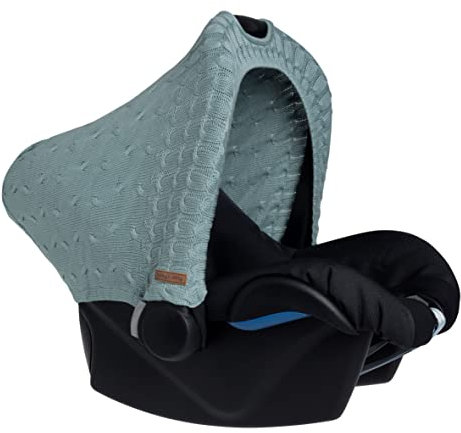 Baby's Only - Verdeck 0+ Cable - Sonnenverdeck - Sonnenschutz - Babyschalenverdeck für Jungen und Mädchen - Mit Aussparung für Tragebügel - Geeignet für den Maxi-Cosi - Stonegreen