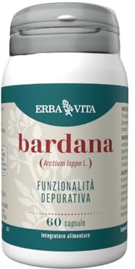 ERBA VITA Integratore Alimentare di Bardana - 60 Capsule - Utile alla depurazione dell'organismo