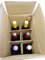 Boxes2Go Printed Double Wall 6 Bottle Wine Shipping Box (270 x 185 x 330mm) With Dividers and Brace - Ideal for Liquor Stores, Events, and Gifting Wine (Pack of 5)