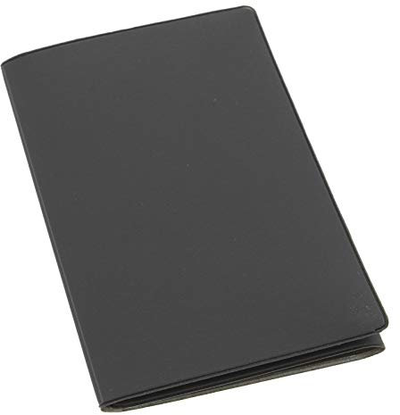 HABILL-AUTO Etui PVC Gomme pour Carte Grise (133x264 mm) Gris Plomb