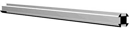move and stic 40/75 / 165 cm Aluminium wählbar I Alu- Profil zur Verstärkung der Rohre (innenlaufend) Indoor und Outdoor - perfekt zum Ergänzen/Zubehör zu MoveAndStic (165 cm)