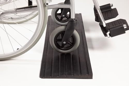 The Ramp People Rubber Threshold Ramp 4mm - 100mm (28mm/1.1) Scooter and Wheelchair Step Ramp, Kerb Ramp
