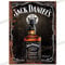 Metal Signs - Jack Daniels (Bottle). Man Cave Tin Metal Sign Hanging Wall Plaque Kitchen Shed Garage. Large (27cm x 18cm)