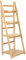 Foldable 4 Tier Ladder Shelf - Indoor/Outdoor Wooden Display for Flowers, Plants & Books