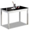 ASTIMESA Mesa de Cocina Fija Cristal Negro 60x100cms