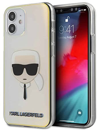 KARL LAGERFELD KLHCP12SPCKHML Iridescent Karl`s Head Hülle für iPhone 12 Mini 5,4 Multicolor hardcase
