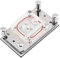 AMD-PM3D Computer CPU Water Cooling Block,Red Copper + PMMA 3 mm PC Waterblock Copper Base with Micro Channel,for AM2/AM2+/AM3/AM3+/AM4/FM2+ CPU,Processed with Anti-Oxidization Technology