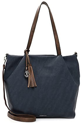 Emily & Noah Shopper E&N Elke 62792 Damen Handtaschen Uni blue/taupe 509