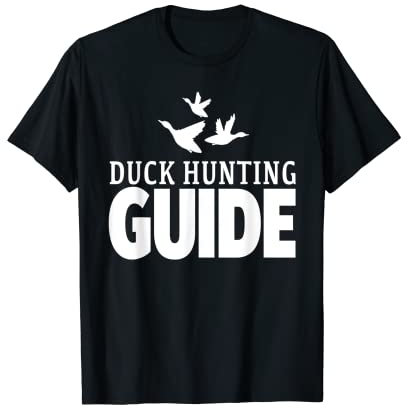 Duck Hunting Guide Flying Ducks T-Shirt