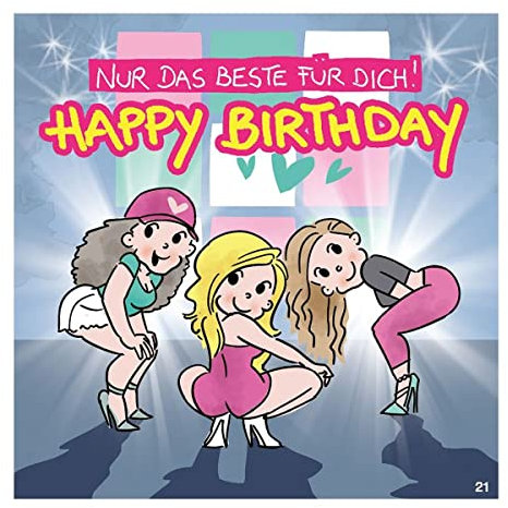 Depesche 11661-021 - Glückwunsch-Karte mit Musik, witzige Geburtstags-Karte mit Archie Motiv, passendem Spruch und Innentext, inkl. Umschlag, 17 x 16,5 cm