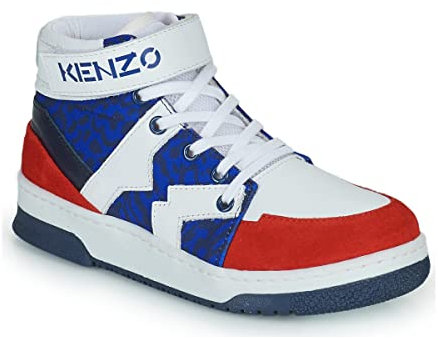 Kenzo K29074 Sneaker Jungen Blau/Weiss/Rot - 32 - Sneaker High Shoes