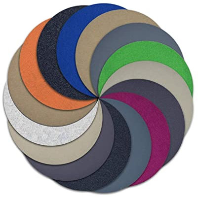 ZSBLXHHJD Papier de verre abrasif Disque de ponçage rond de 6 pouces 150 mm, 60-10000 Papier de verre humide et sec, papier de verre en flocage de disque, bois poli silicone (Grit : 4000)