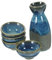 OKUMEYR 1 Juego juego de sake japonés taza de sake tradicional vasos de saki japones hervidor de sake antiguo taza de saki de cerámica familiar Pava juego de vino motivo