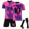 Generisch PSG Hause/Auswärts Fußball Trikots Shorts und Socken Set, Erwachsene/Kinder Fussball Jersey Trainingsanzug, PSG Trikot für Junge Herren
