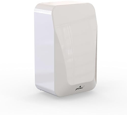 plikc Asciugamani Elettrico Serie Professionale con Lampada UVC, Filtro HEPA, Aria Calda Oppure Fredda, eoloPro UV (Bianco)