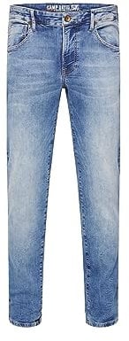 Camp David Herren Jeans MA:X Regular Fit Salt Blue Used, 30, 34