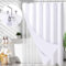 LaCyan Juego de Cortina de Ducha Impermeable 3 en 1 de Tejido gofre y Forro Transparente con 12 Ganchos de Acero Inoxidable de Doble Cara para baño, Cortinas de Ducha de Tela de poliéster Resistente