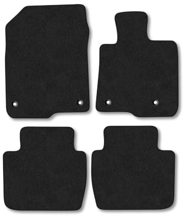 Fits Honda ZR-V (2023+) [Full Hybrid] Carpet Car Mats | Black Edge Trim Tailored Fit Floor Mats Full Coverage Protection Accessories Easy Clean Anti Slip Made in the UK