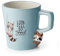 Tasse mit Waschbär, Teetasse, Kaffeetasse mit 3D-Tierfigur, Waschbärtasse