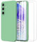 MOONESS Coque pour Samsung Galaxy A55 5G 6.6,Silicone Liquid Compatible avec Samsung Galaxy A55 5G,Étui de Protection Antichoc Housse Case Cover - Vert