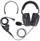 Garsent Casque Talkie-walkie Aérien, Casque Pliable Antibruit avec Connecteur Push to Talk K, Micro à Prise Automatique, pour RT22 RT21 RT68 BF F8HP UV 5R UV 82H