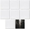 MR.R Confezione da 8 pezzi di piastrelle in ceramica bianca lucida per stampa a sublimazione, 15 x 15 cm, cornice portafoto personalizzata, per matrimoni, compleanni, decorazioni (15 x 15 cm)