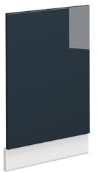 Vicco Armoires de Cuisine Fame-Line, Bleu foncé Brillant, 45 cm, PT Marbre