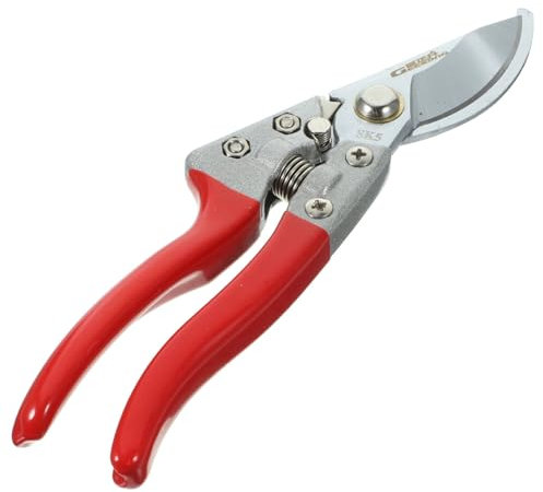 PHENOFICE Gartenschere Schermaschinen Schere zum Schneiden von Gartenbäumen Trimmer Pflanzenschere Cutter astscheren hochastschere Anlage Gartenversorgung Schnittgerät Rostfreier Stahl rot