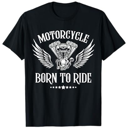 Motorbike motorcyclist biker chopper bike motorcycle UK Flag T-Shirt