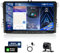 Motorsi 4+64G Autoradio con Carplay per VW Passat Golf MK5 MK6 JETTA POLO Touran Sedile Sharan, 9 Stereo Bluetooth con Navigazione GPS/Collegamento a Specchio/WiFi/RDS/Hi-Fi+Telecamera