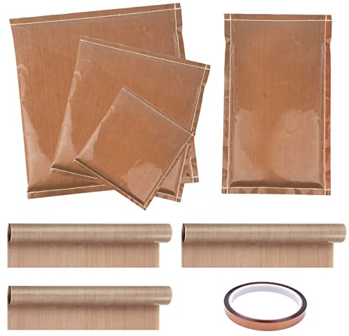 8er-Pack Ausgleichskissen für Transferpresse, 4 Größen Transferkissen mit 3 Heizfolien & Klebeband, Wiederverwendbare Heißpresskissen Kissen Matte für Heat Press Heißpress Digitaltransfer, Bügeln