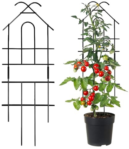 Gartenspalier, automatischer Verschlusskarten-Organizer, für Schrauben, für Innen- und Außenbereiche, Terrasse, Balkon, Gewächshaus, Garten, Weinreben,