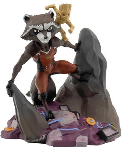 Bullyland Rocket Marvel Guardians of the Galaxy Sammelfigur 7,5 cm | Spielzeug Figur, Dekoration und Geschenk, für Kinder ab 3 Jahren und Sammler, detailgetreu, für Kidults 11278