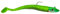 Hogy Twitcher + Paddle 20cm Gummifisch, Köder für Dorsch, Heilbutt & Seelachs, Meeresköder für Norwegen, Island, Dänemark, Ostsee, Gewicht:100g Jigkopf / 130g gesamt