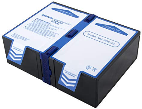 Avacom Ava-RBC124 Batteria di Ricambio per APC: RBC124. Batteria per ups - Consiste di batterie di Alta qualità di Lunga Marca. Adatto per BR1200GI/ BR1500GI e Altri