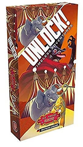 Asmodee, Unlock! – Die Noside-Show, Familienspiel, Rätselspiel, 1-6 Spieler, Ab 10+ Jahren, 60+ Minuten, Deutsch